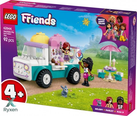 Klocki friends 42644 furgonetka z lodami w mieście heartlake LEGO