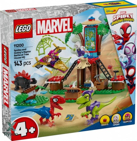 Klocki spidey 11200 bitwa spidey'ego i gobby'ego przy domku na drzewie LEGO