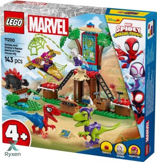 Klocki spidey 11200 bitwa spidey'ego i gobby'ego przy domku na drzewie LEGO