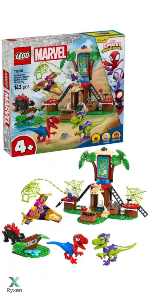 Klocki spidey 11200 bitwa spidey'ego i gobby'ego przy domku na drzewie LEGO
