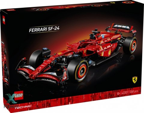 Klocki technic 42207 bolid f1 ferrari sf-24 LEGO