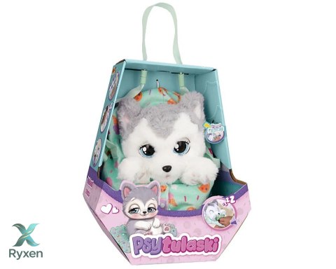 Maskotka interaktywna psytulaski, pies husky EPEE