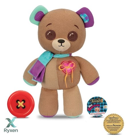 Maskotka interaktywna thready bear miś guziczek COBI