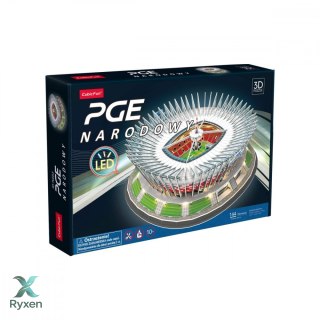 Puzzle 3d pge narodowy wersja led CUBIC FUN