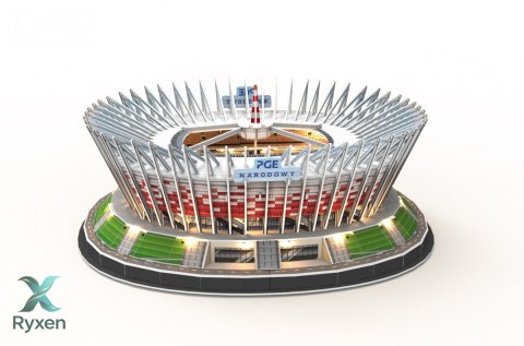 Puzzle 3d pge narodowy wersja led CUBIC FUN