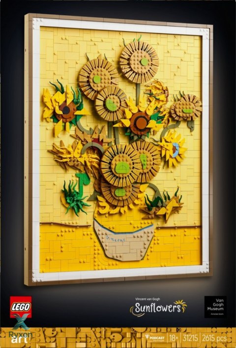 Klocki art 31215 słoneczniki vincent van gogh LEGO