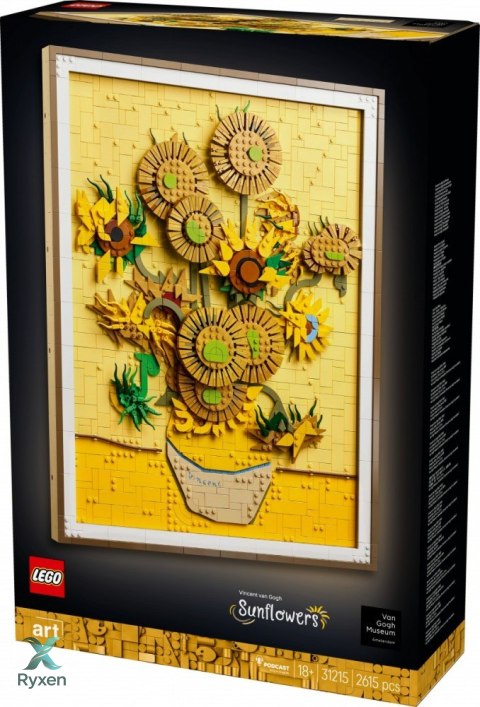 Klocki art 31215 słoneczniki vincent van gogh LEGO