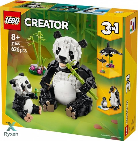 Klocki creator 31165 dzikie zwierzęta: rodzina pand LEGO