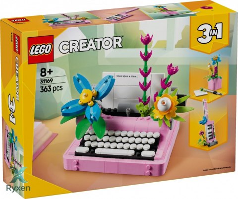 Klocki creator 31169 maszyna do pisania z kwiatami LEGO