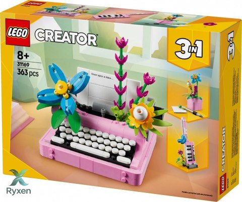 Klocki creator 31169 maszyna do pisania z kwiatami LEGO