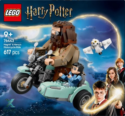 Klocki harry potter 76443 przejażdżka motocyklowa hagrida i harry'ego LEGO