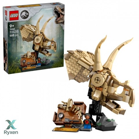 Klocki jurassic world 76969 szkielety dinozaurów: czaszka triceratopsa LEGO