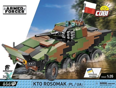 Klocki kto rosomak 666 klocków COBI KLOCKI