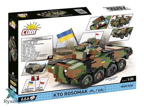 Klocki kto rosomak 666 klocków COBI KLOCKI