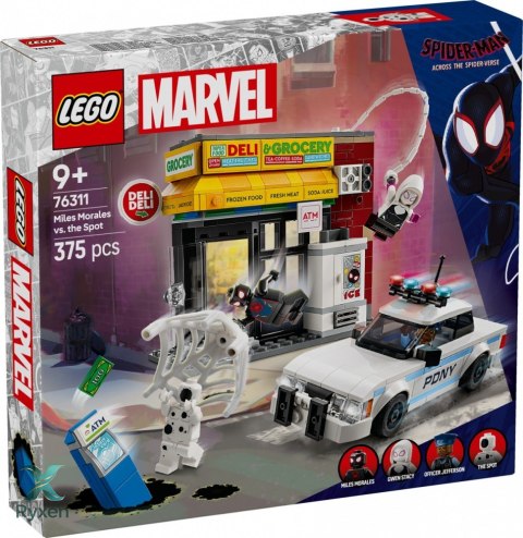 Klocki super heroes 76311 multiwersum: miles morales kontra spot LEGO