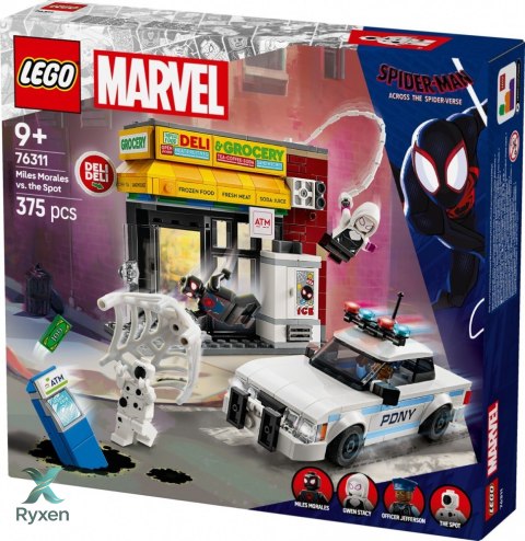 Klocki super heroes 76311 multiwersum: miles morales kontra spot LEGO