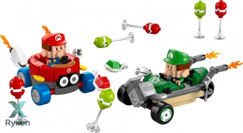 Klocki super mario 72034 mario kart - baby mario kontra baby luigi LEGO