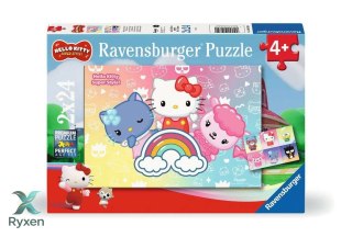 Puzzle 2x24 elementy hello kitty RAVENSBURGER POLSKA