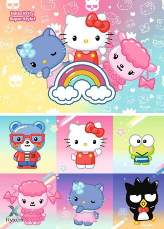 Puzzle 2x24 elementy hello kitty RAVENSBURGER POLSKA