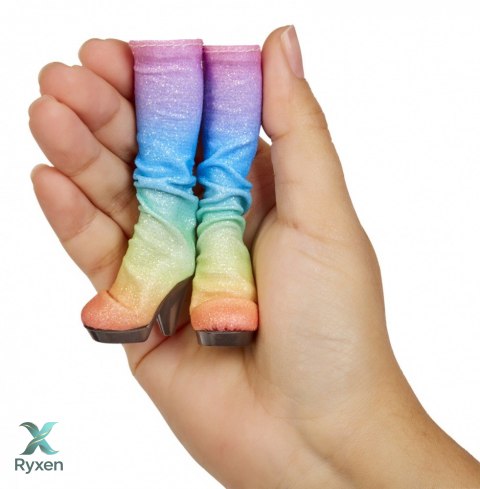 Akcesoria rainbow high buty display 27 sztuk MGA