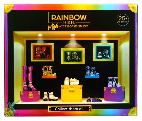 Akcesoria rainbow high buty display 27 sztuk MGA