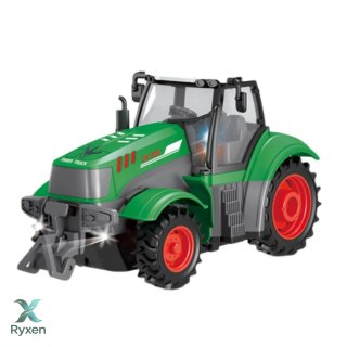 Ciągnik Traktor Rolniczy Zdalnie Sterowany RC Zielony 1:24 LEAN TOYS