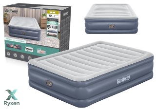 Dmuchany Materac Dwuosobowy Turystyczny 203 x 152 x 51 cm Bestway 6713I BESTWAY