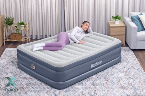 Dmuchany Materac Dwuosobowy Turystyczny 203 x 152 x 51 cm Bestway 6713I BESTWAY