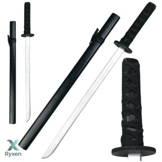 Drewniana Katana Miecz Do Zabawy Treningu Rekwizyt Czarny 70cm LEAN TOYS