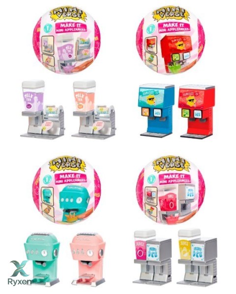 Figurki miniverse make it mini appliances display 8 sztuk MGA