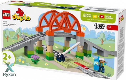 Klocki duplo 10426 most i tory kolejowe - zestaw rozszerzający LEGO