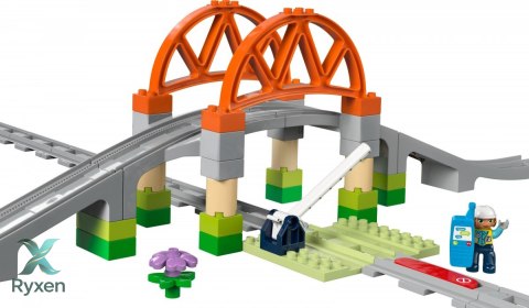 Klocki duplo 10426 most i tory kolejowe - zestaw rozszerzający LEGO