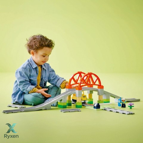Klocki duplo 10426 most i tory kolejowe - zestaw rozszerzający LEGO