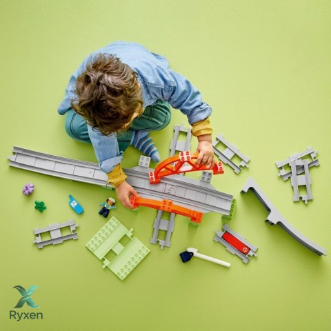 Klocki duplo 10426 most i tory kolejowe - zestaw rozszerzający LEGO