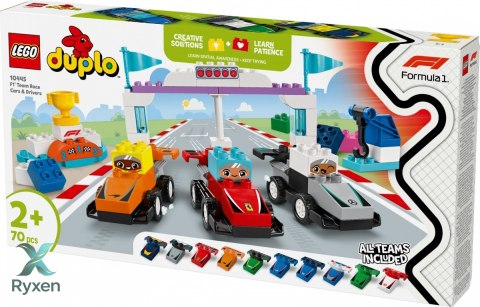 Klocki duplo 10445 bolidy i kierowcy f1 LEGO