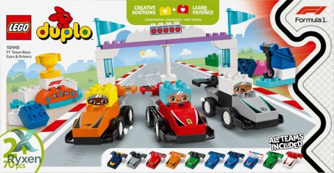 Klocki duplo 10445 bolidy i kierowcy f1 LEGO