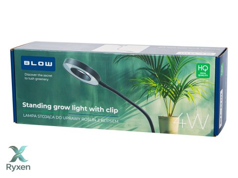 71-307# Lampa stojąca do uprawy roślin z klipsem Blow