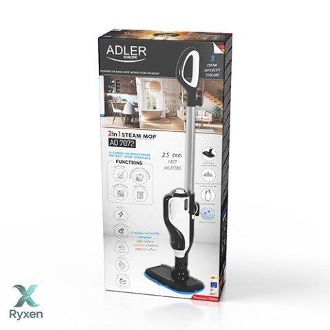 AD 7072 Mop i myjka parowa 2w1 - zestaw akcesoriów ADLER