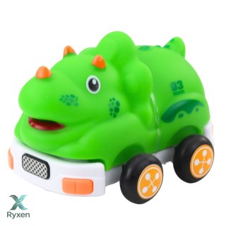 Autko Zdalnie Sterowne RC Dla Malucha Dinozaur Zielony LEAN TOYS