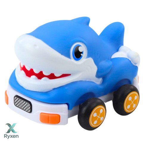 Autko Zdalnie Sterowne RC Dla Malucha Rekin Niebieski LEAN TOYS