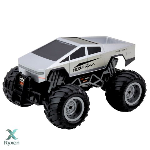 Auto Terenowe Off-Road RC Zdalnie Sterowane Srebrne 1:16 LEAN TOYS