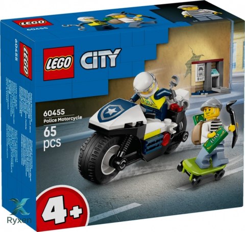 Klocki city 60455 pościg na motocyklu policyjnym LEGO