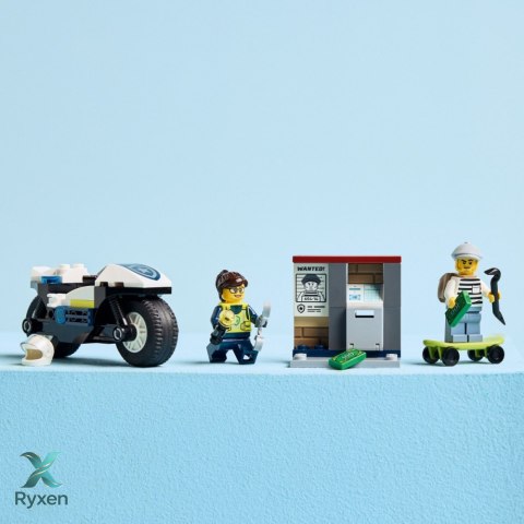 Klocki city 60455 pościg na motocyklu policyjnym LEGO