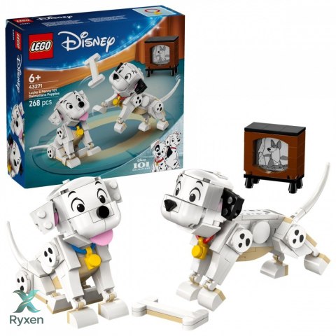 Klocki disney 43271 101 dalmatyńczyków - szczeniaczki szczęściarz i penny LEGO