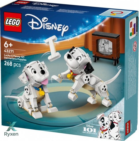 Klocki disney 43271 101 dalmatyńczyków - szczeniaczki szczęściarz i penny LEGO