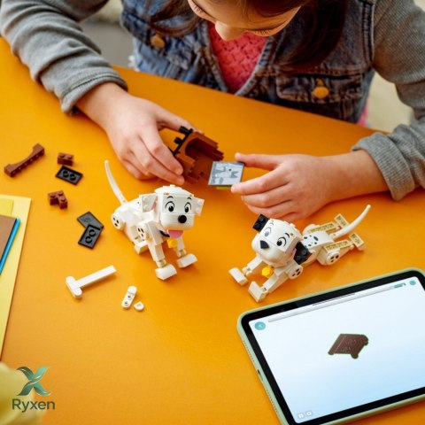 Klocki disney 43271 101 dalmatyńczyków - szczeniaczki szczęściarz i penny LEGO