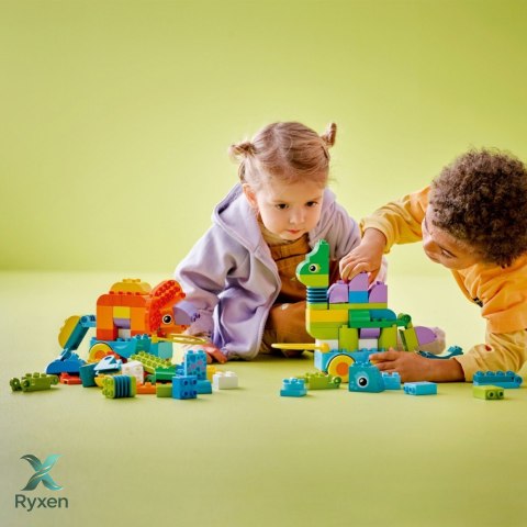 Klocki duplo 10451 3 w 1 dinozaury na kółkach LEGO