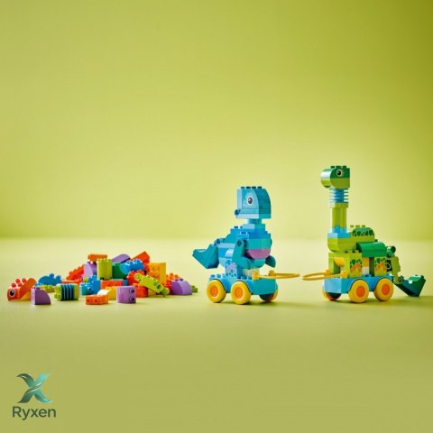 Klocki duplo 10451 3 w 1 dinozaury na kółkach LEGO