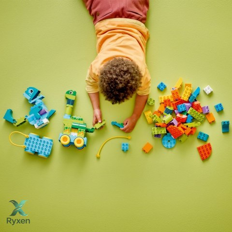 Klocki duplo 10451 3 w 1 dinozaury na kółkach LEGO