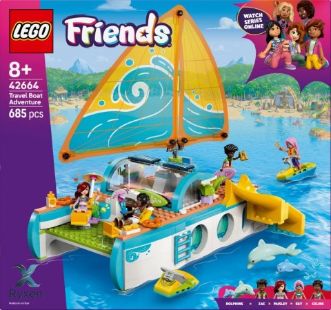 Klocki friends 42664 przygoda na łodzi LEGO